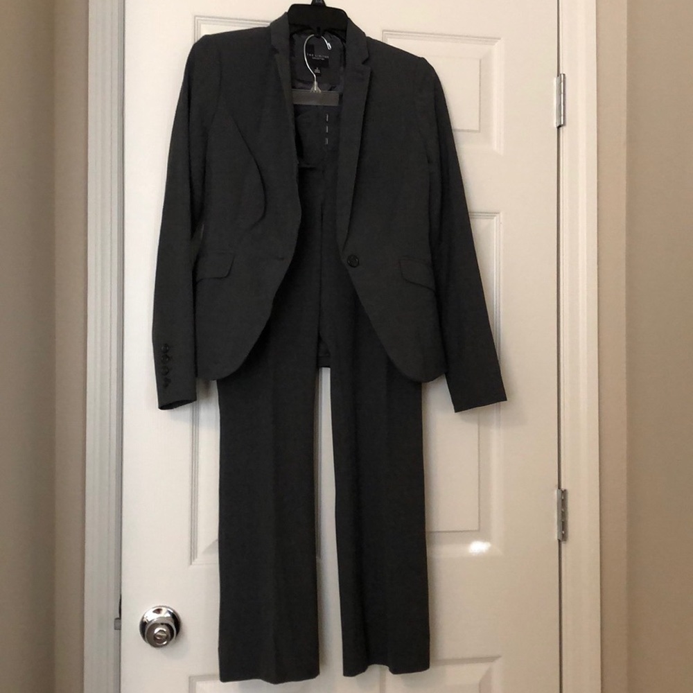 Slate grey pantsuit